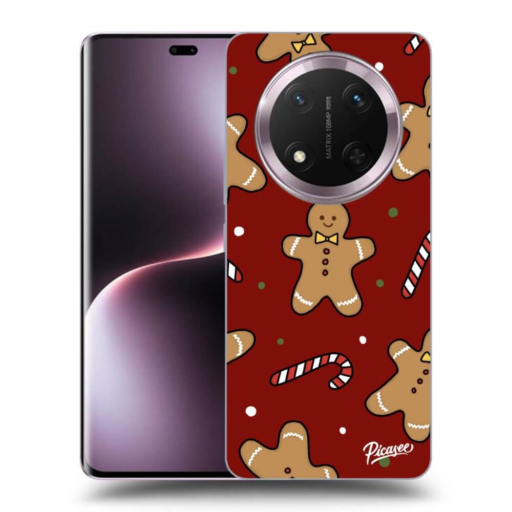 Picasee silikónový čierny obal pre Honor Magic7 Lite 5G - Gingerbread 2