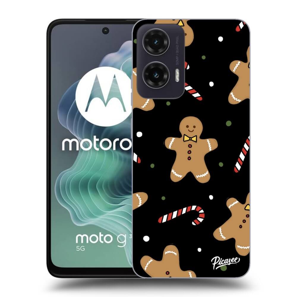 Picasee silikónový čierny obal pre Motorola Moto G35 5G - Gingerbread