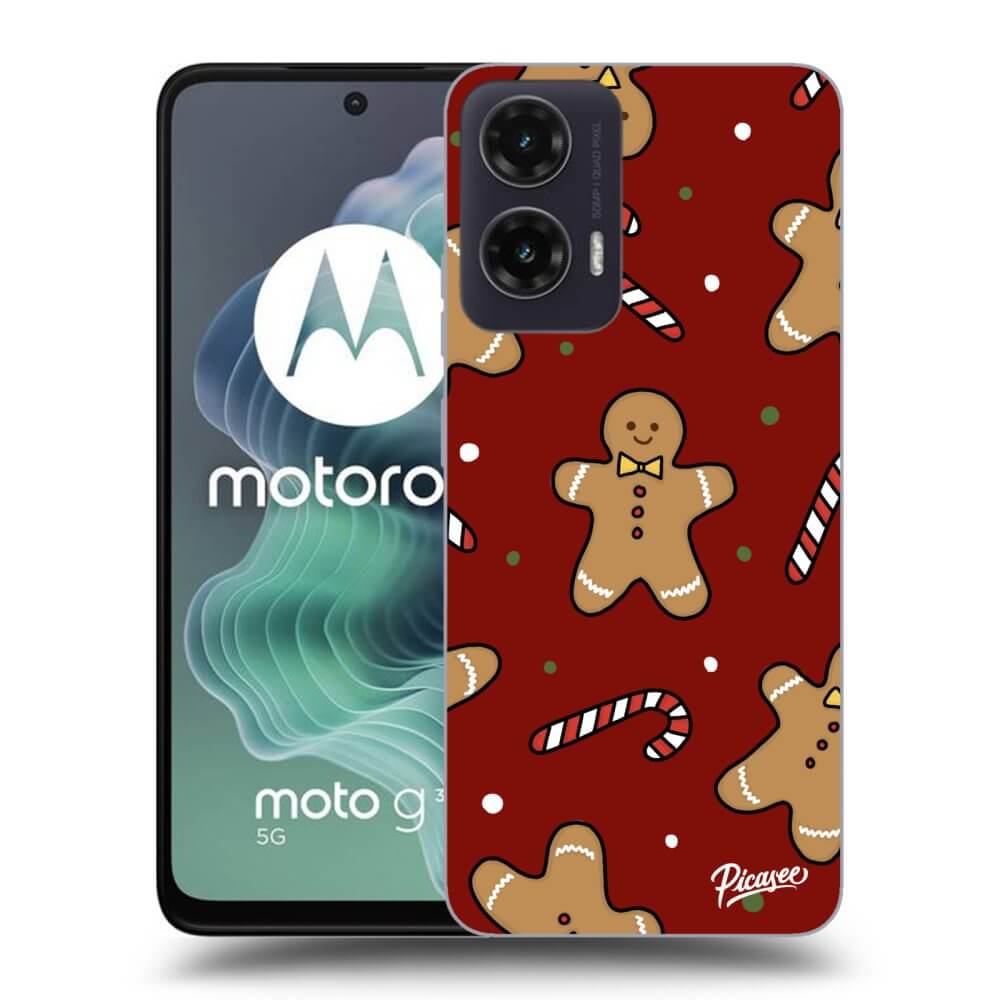 Picasee silikónový čierny obal pre Motorola Moto G35 5G - Gingerbread 2