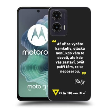 Obal pre Motorola Moto G35 5G - Kazma - SVĚT PATŘÍ TĚM, CO SE NEPOSEROU
