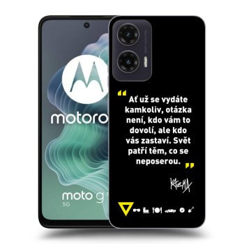 Obal pre Motorola Moto G35 5G - Kazma - SVĚT PATŘÍ TĚM, CO SE NEPOSEROU