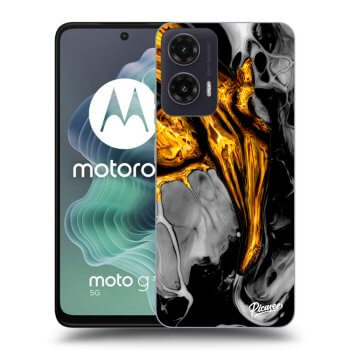 Obal pre Motorola Moto G35 5G - Black Gold