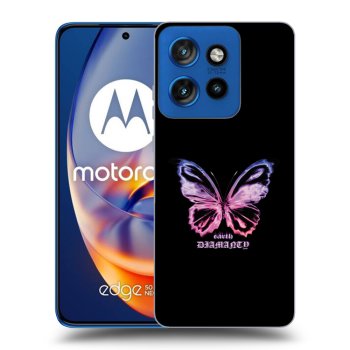 Obal pre Motorola Edge 50 Neo - Diamanty Purple