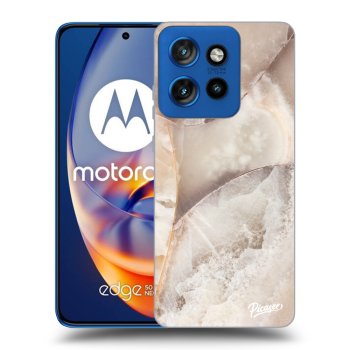 Obal pre Motorola Edge 50 Neo - Cream marble