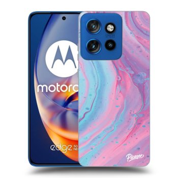 Obal pre Motorola Edge 50 Neo - Pink liquid