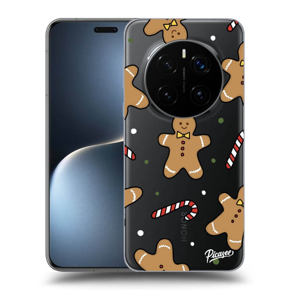 Picasee silikónový prehľadný obal pre Honor Magic7 Pro 5G - Gingerbread