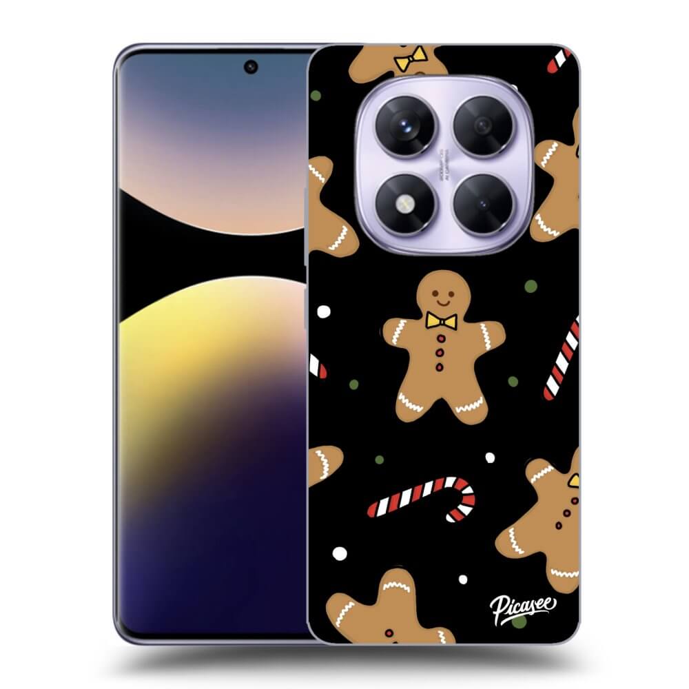 Picasee silikónový čierny obal pre Xiaomi Redmi Note 14 Pro 4G - Gingerbread