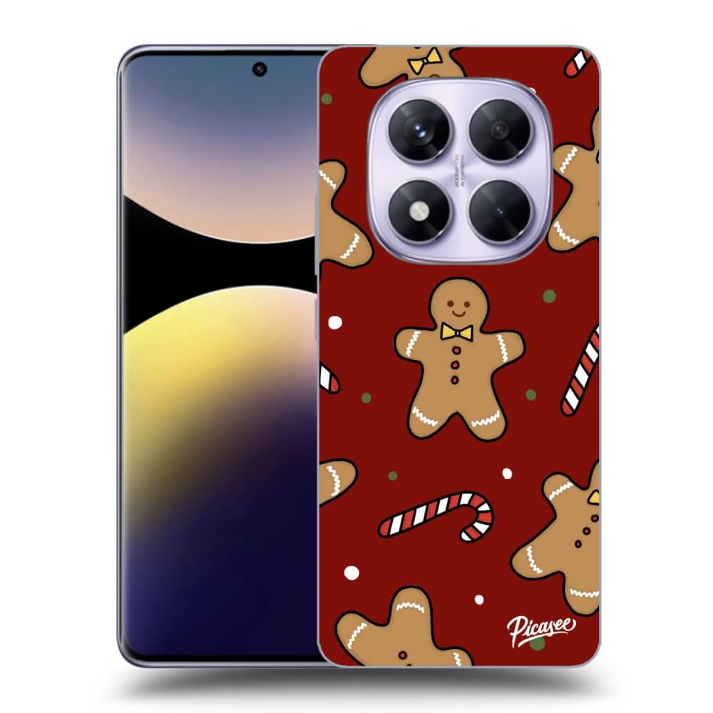 Picasee silikónový prehľadný obal pre Xiaomi Redmi Note 14 Pro 4G - Gingerbread 2