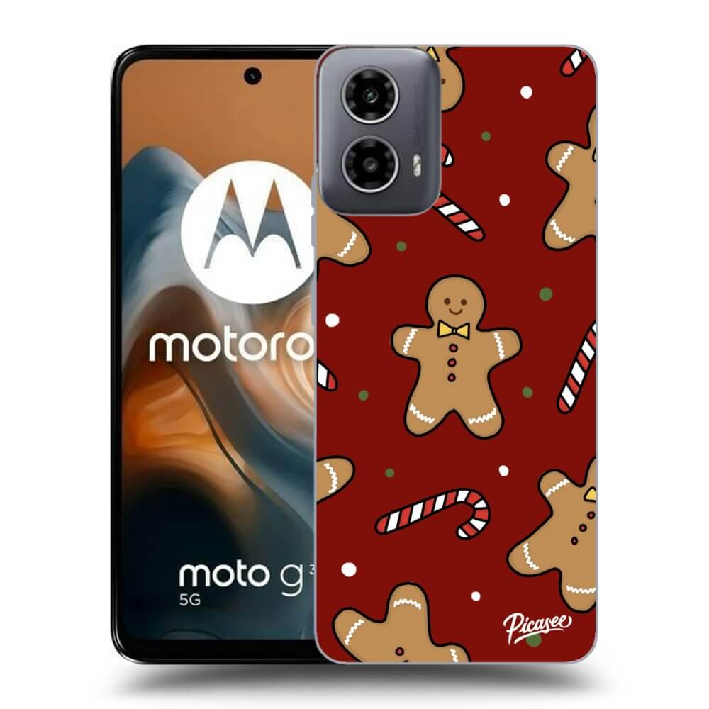 Picasee silikónový čierny obal pre Motorola Moto G34 5G - Gingerbread 2