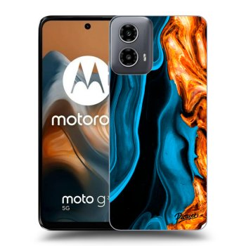Obal pre Motorola Moto G34 5G - Gold blue