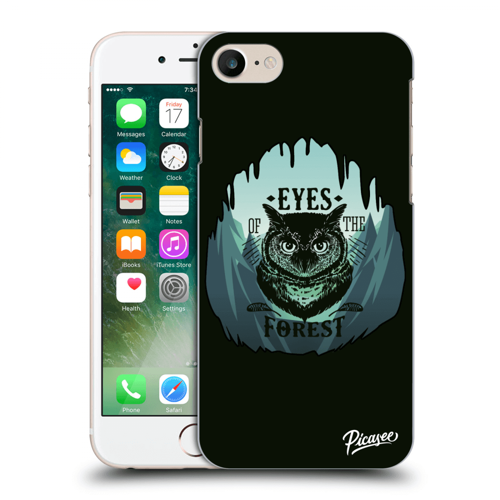 Picasee silikónový mliečny obal pre Apple iPhone 7 - Forest owl