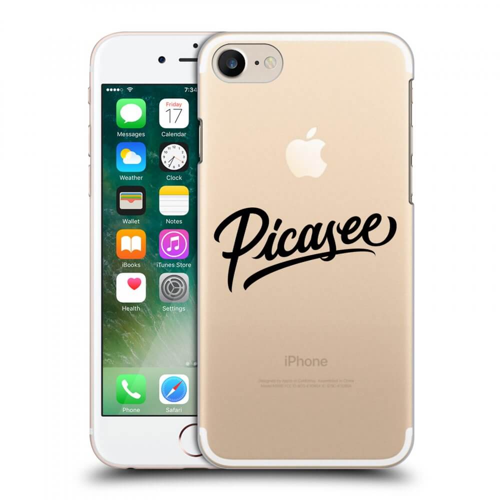 Picasee silikónový prehľadný obal pre Apple iPhone 7 - Picasee - black