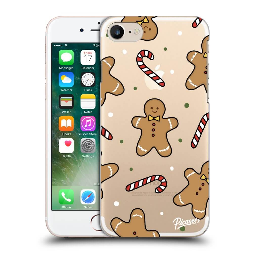 Picasee silikónový prehľadný obal pre Apple iPhone 7 - Gingerbread