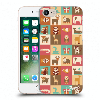 Picasee silikónový prehľadný obal pre Apple iPhone 7 - Animals