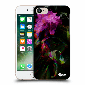 Picasee silikónový prehľadný obal pre Apple iPhone 7 - Peony Color