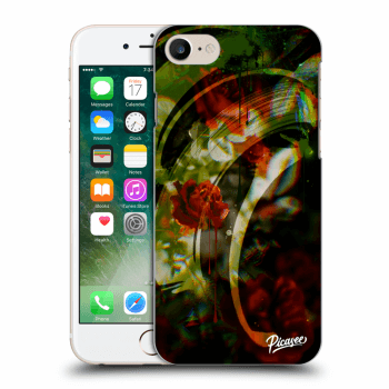 Picasee silikónový čierny obal pre Apple iPhone 7 - Roses color