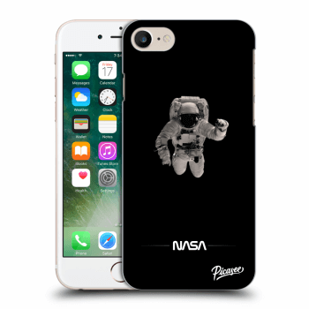 Picasee silikónový čierny obal pre Apple iPhone 7 - Astronaut Minimal