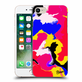 Picasee silikónový čierny obal pre Apple iPhone 7 - Watercolor