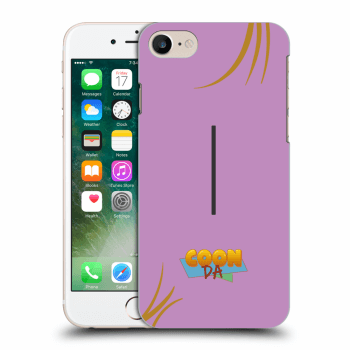Picasee silikónový čierny obal pre Apple iPhone 7 - COONDA růžovka