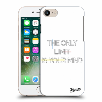 Picasee silikónový prehľadný obal pre Apple iPhone 7 - The only limit is your mind