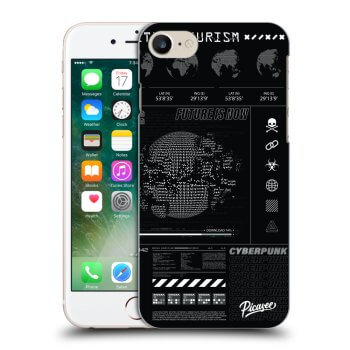 Picasee silikónový čierny obal pre Apple iPhone 7 - FUTURE
