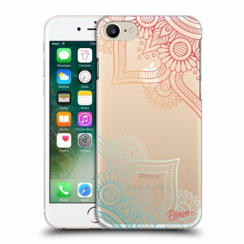 Picasee silikónový prehľadný obal pre Apple iPhone 7 - Flowers pattern