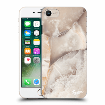 Picasee silikónový prehľadný obal pre Apple iPhone 7 - Cream marble