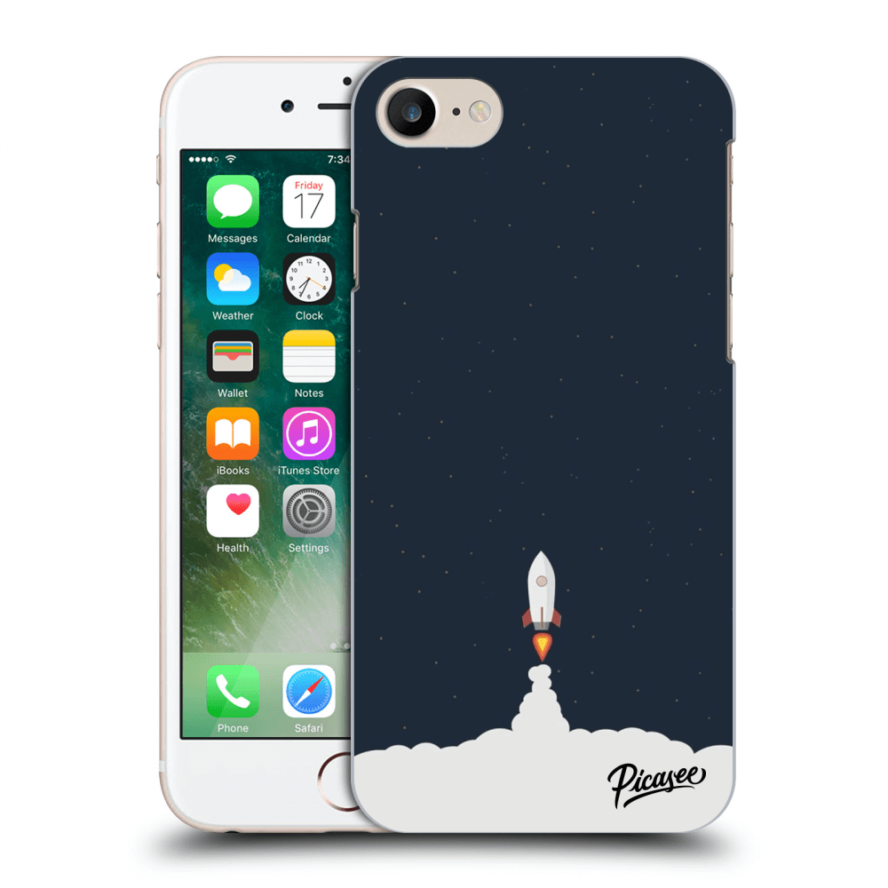 Picasee silikónový prehľadný obal pre Apple iPhone 7 - Astronaut 2