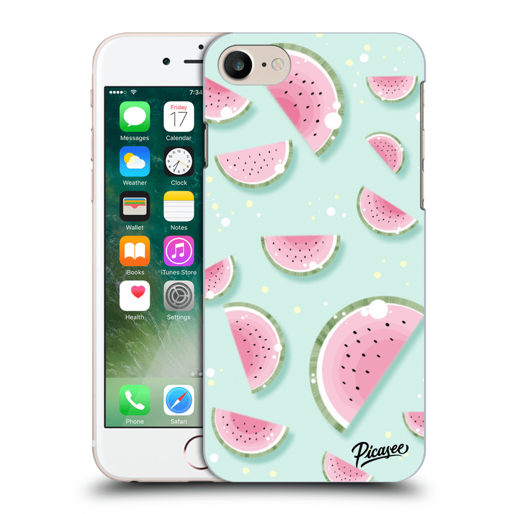 Picasee silikónový prehľadný obal pre Apple iPhone 7 - Watermelon 2