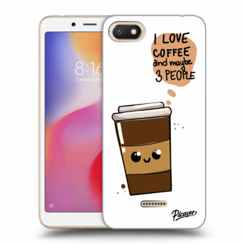 Picasee silikónový prehľadný obal pre Xiaomi Redmi 6A - Cute coffee