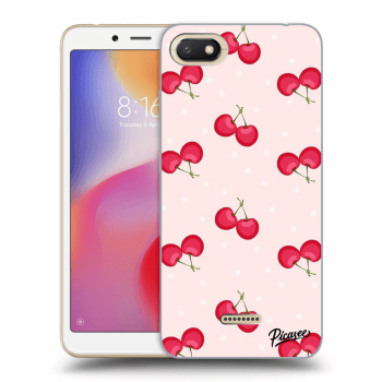 Picasee silikónový čierny obal pre Xiaomi Redmi 6A - Cherries