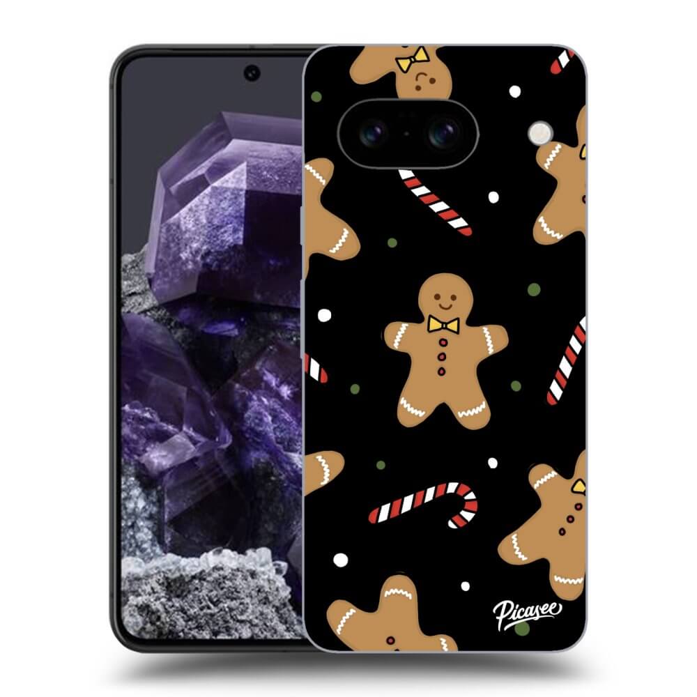 Picasee silikónový čierny obal pre Google Pixel 8a - Gingerbread
