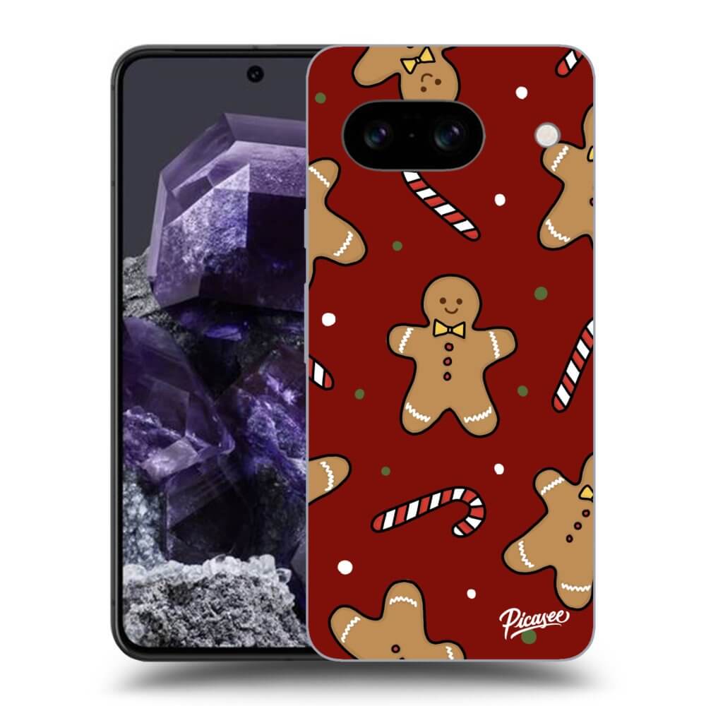 Picasee silikónový čierny obal pre Google Pixel 8 - Gingerbread 2