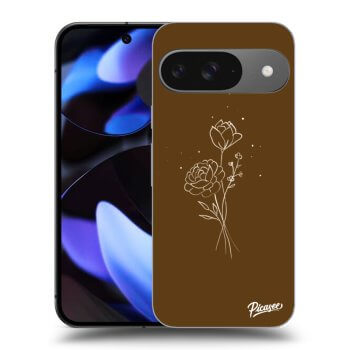 Obal pre Google Pixel 9 - Brown flowers