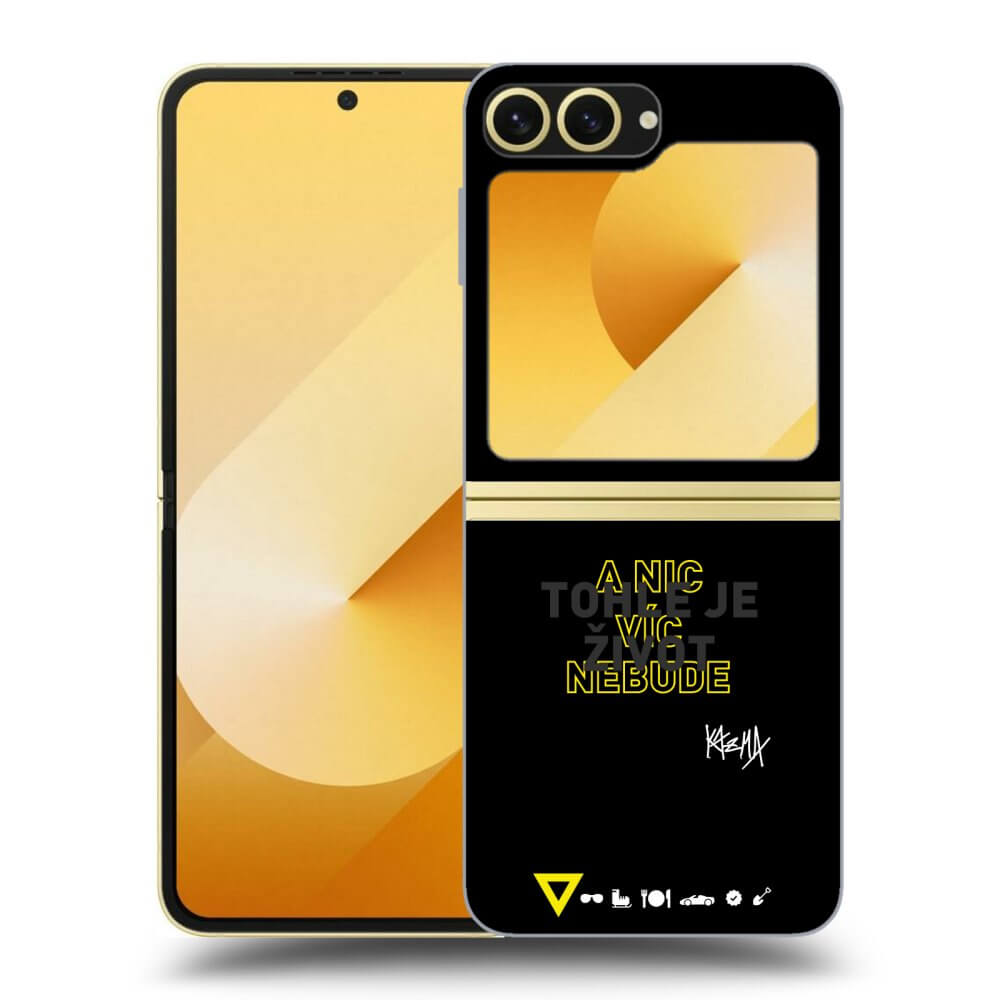 Picasee ULTIMATE CASE pro Samsung Galaxy Z Flip6 5G - Kazma - TOHLE JE ŽIVOT A NIC VÍC NEBUDE