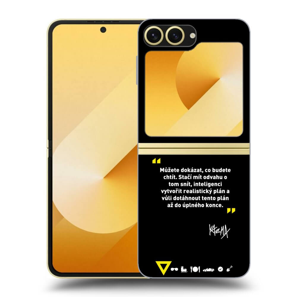 Picasee ULTIMATE CASE pro Samsung Galaxy Z Flip6 5G - Kazma - MŮŽETE DOKÁZAT, CO BUDETE CHTÍT