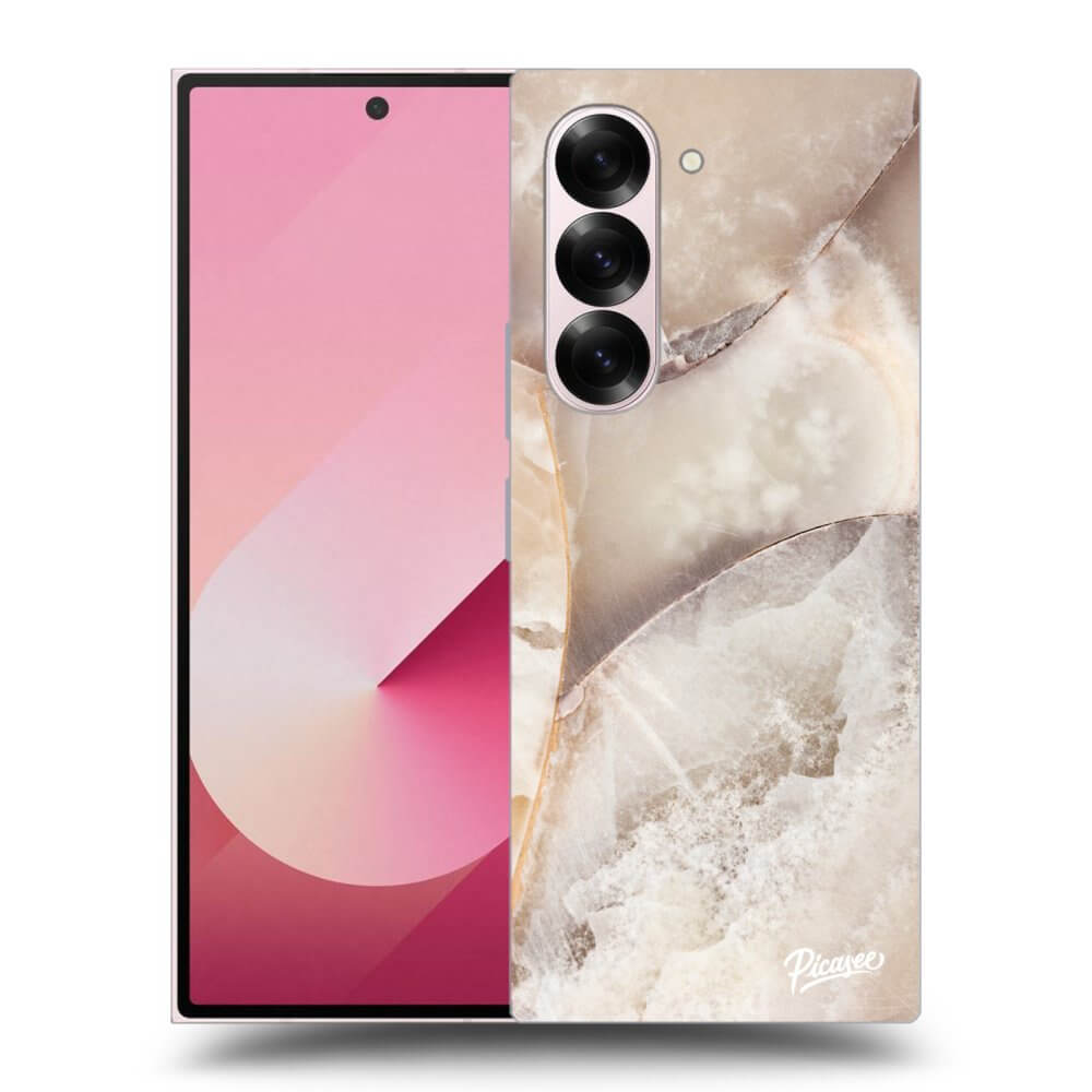 Picasee ULTIMATE CASE pro Samsung Galaxy Z Fold 6 5G - Cream marble