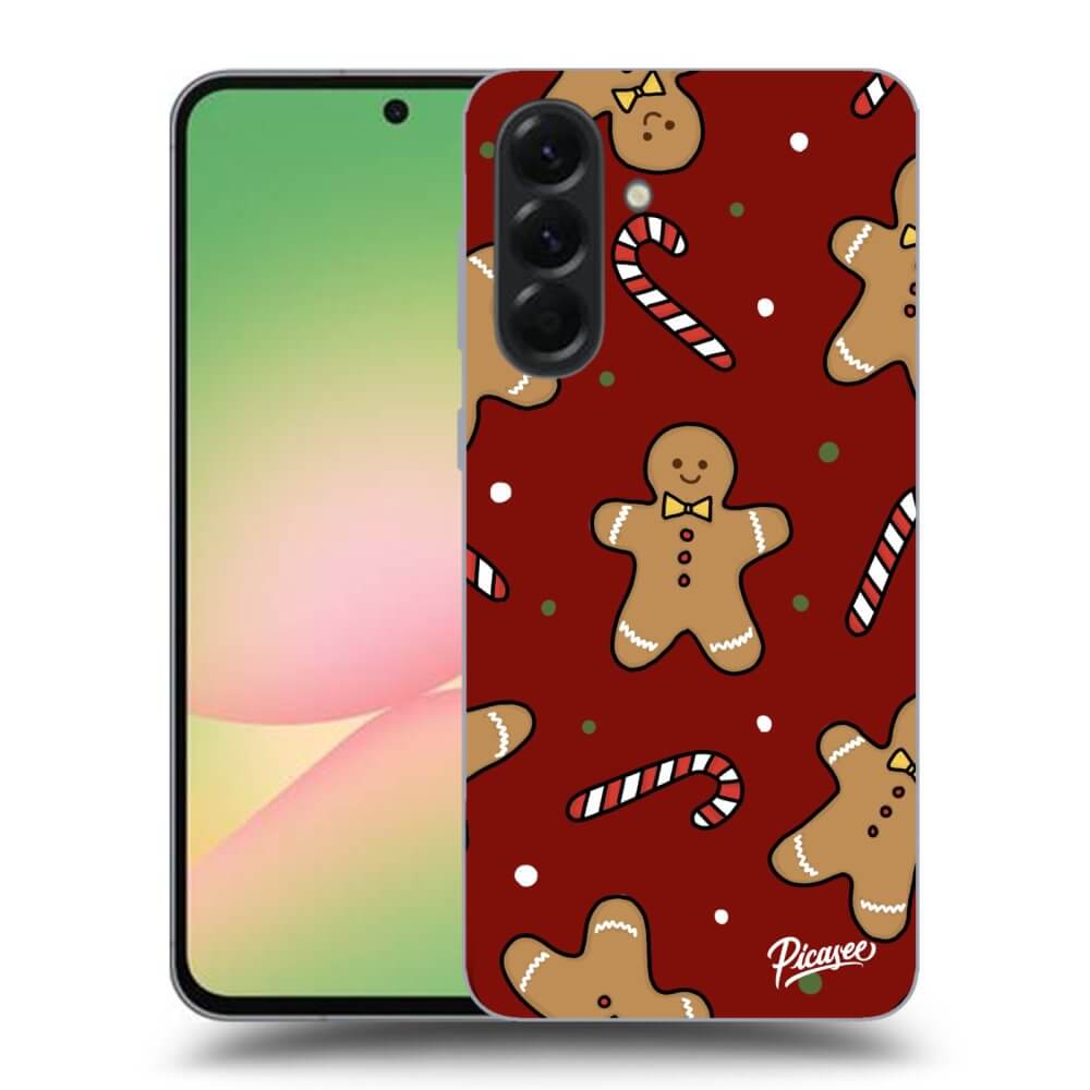 Picasee silikónový prehľadný obal pre Samsung Galaxy A56 5G A566B - Gingerbread 2