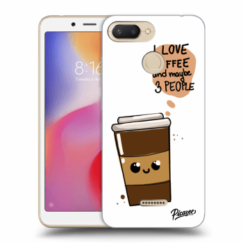 Picasee silikónový prehľadný obal pre Xiaomi Redmi 6 - Cute coffee
