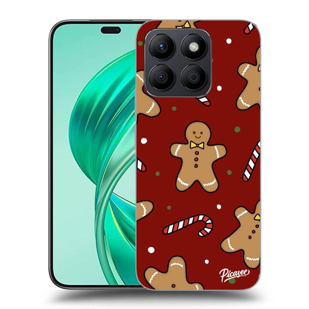 Picasee silikónový prehľadný obal pre Honor X8c - Gingerbread 2
