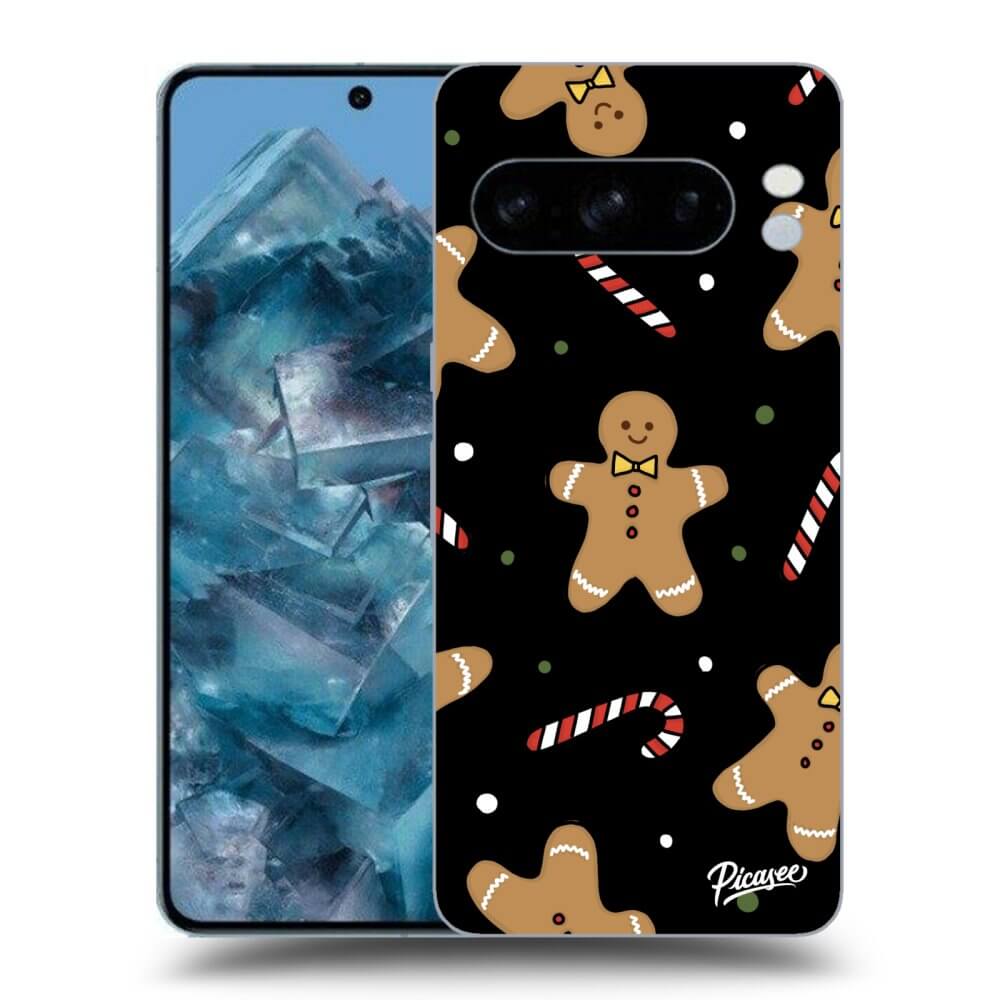 Picasee silikónový čierny obal pre Google Pixel 9 Pro - Gingerbread