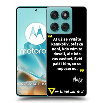 Obal pre Motorola Edge 60 Fusion - Kazma - SVĚT PATŘÍ TĚM, CO SE NEPOSEROU