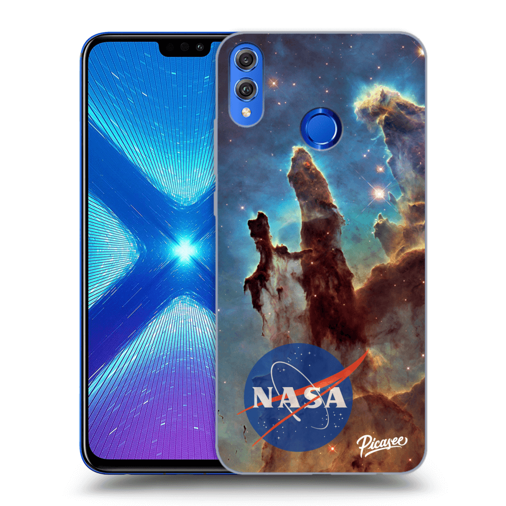 Picasee silikónový prehľadný obal pre Honor 8X - Eagle Nebula