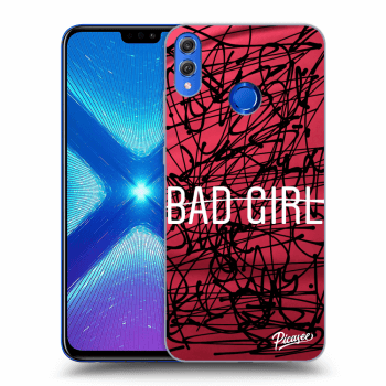 Picasee silikónový prehľadný obal pre Honor 8X - Bad girl