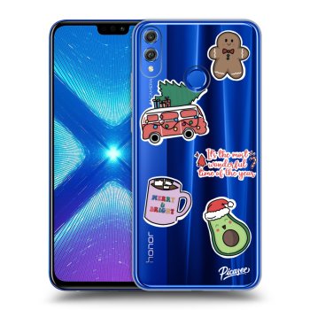 Obal pre Honor 8X - Christmas Stickers
