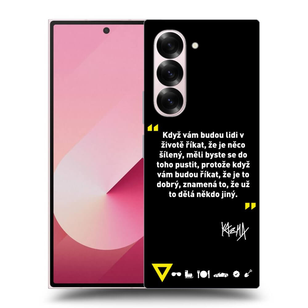 Picasee ULTIMATE CASE pro Samsung Galaxy Z Fold5 5G - Kazma - MĚLI BYSTE SE DO TOHO PUSTIT