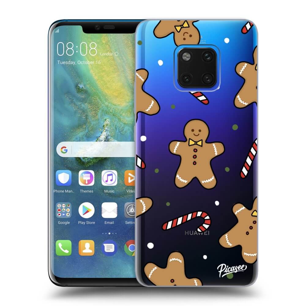 Picasee silikónový prehľadný obal pre Huawei Mate 20 Pro - Gingerbread