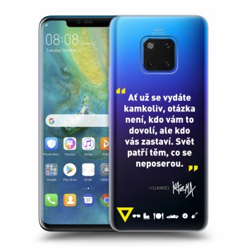 Obal pre Huawei Mate 20 Pro - Kazma - SVĚT PATŘÍ TĚM, CO SE NEPOSEROU