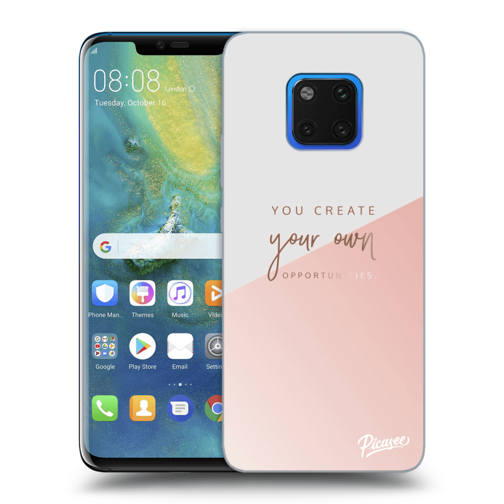 Picasee silikónový čierny obal pre Huawei Mate 20 Pro - You create your own opportunities