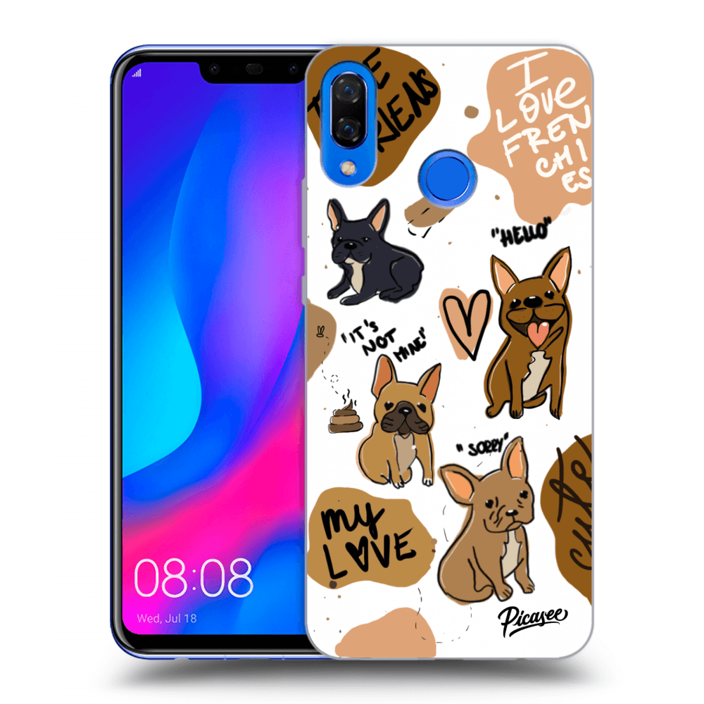 Picasee ULTIMATE CASE pro Huawei Nova 3 - Frenchies